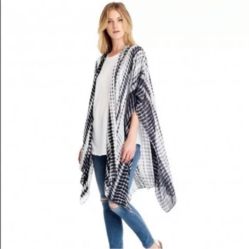 Michael Stars Swim Coverup Wrap Tie Dyed One Size - Picture 11 of 11